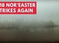 2018 Noreaster slams the US East Coast with snow