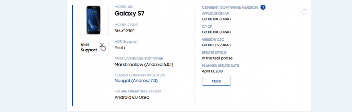 Samsung Galaxy S7 to get Android Oreo on April 13 Samsung, Galaxy S7, Android Oreo, update, release, ETA