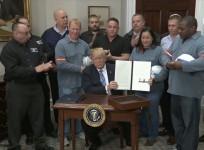 President Trump signs tariffs on steel and aluminium