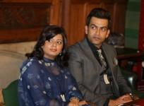 Prithviraj with his wife Supriya Menon