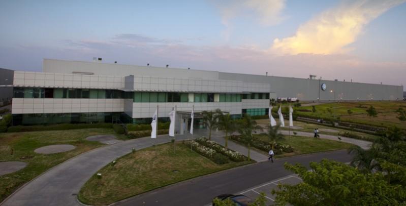 Volkswagen India plant in Chakan area of Pune Volkswagen India plant in Pune
