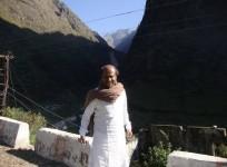 Rajinikanth on the foothills of Himalayas