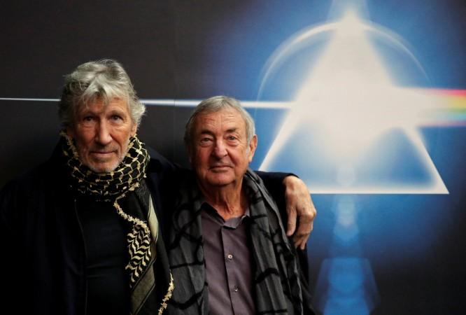 Band members Roger Waters (L) and Nick Mason pose before the unveiling of Band members Roger Waters (L) and Nick Mason pose before the unveiling of