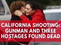 California shooting: Gunman and three hostages found dead