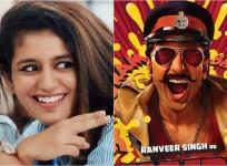 Ranveer Singh, Priya Prakash Varrier