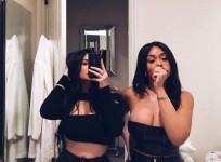 Kylie Jenner with BFF Jordyn Woods
