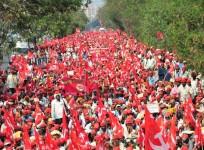 Mumbai farmer protest