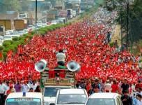 Farmers' protest in Mumbai