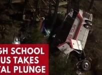 Bus carrying Texas students from Disney World trip crashes into Alabama ravine