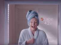 A scene from the Black Mirror episode 'Nosedive'.
