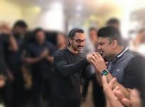 Bhushan Kumar celebrating Aamir Khan's birthday