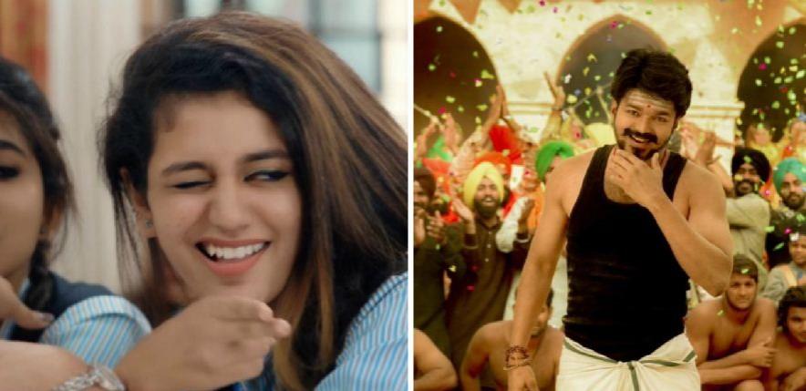 Priya Prakash Varrier sings a Tamil film. Priya Prakash Varrier-Ilayathalapathy Vijay