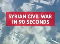 Syrian civil war in 90 seconds