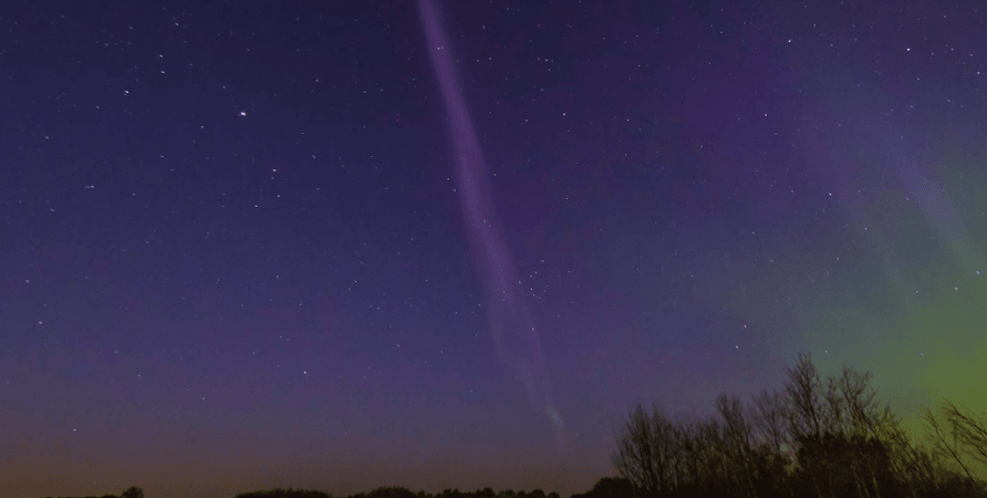 Aurora Steve as captured by citizen scientist, Notanee Bourassa. Aurora Steve as captured by citizen scientist, Notanee Bourassa.