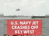 US Navy jet crashes off coast of Key West, Florida