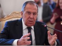 Russian Foreign Minister Sergei Lavrov meets with his Turkish counterpart in Moscow on March 14, 2018.