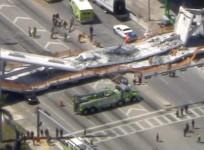 Pedestrian bridge collapses at Florida International University