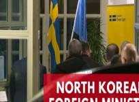 North Korean Foreign Minister Ri Yong Ho arrives in Sweden
