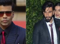 Karan Johar on Deepika Padukone and Ranveer Singh's relationship