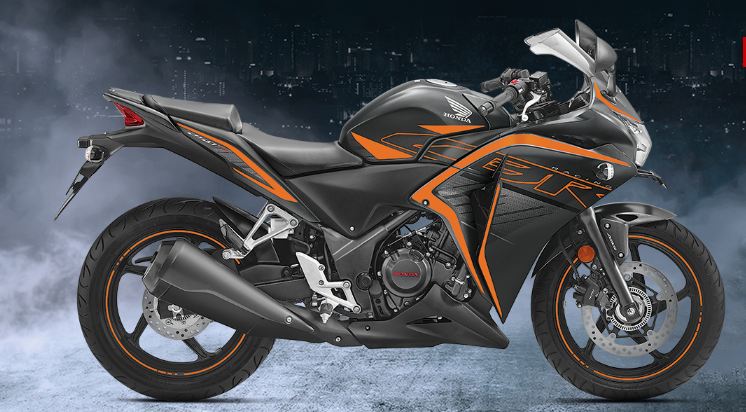 New Honda CBR 250R in Matte Axis Gray Metallic with Mars Orange color Honda CBR 250R
