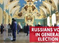 Russians go to the polls to vote in the general election