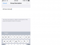 WhatsApp, Group Description, feature