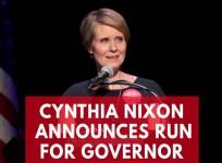 Sex And The City star Cynthia Nixon announces run for New York governor
