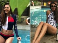 Radhika Apte in hot and sexy two-piece bikini