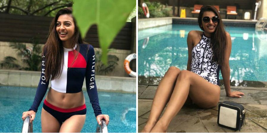 Radhika Apte sports hot and sexy two-piece bikini. Radhika Apte in hot and sexy two-piece bikini