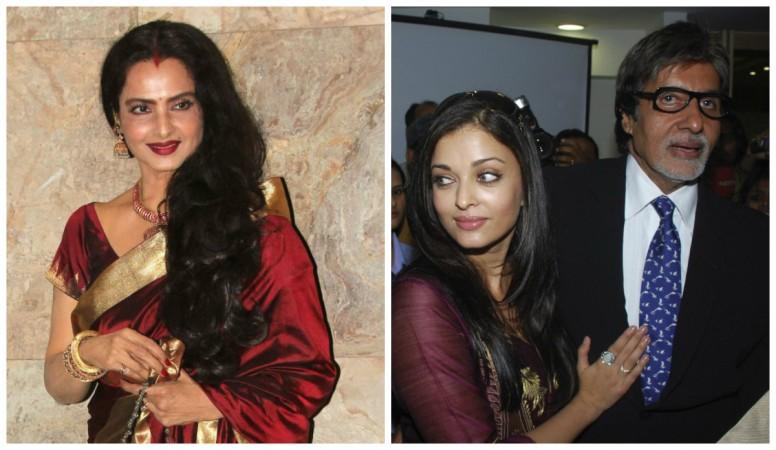 Rekha wants to be close to Amitabh Bachchan and family though Aishwarya