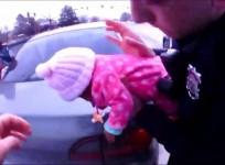 Bodycam shows Ohio police officers save choking babys life