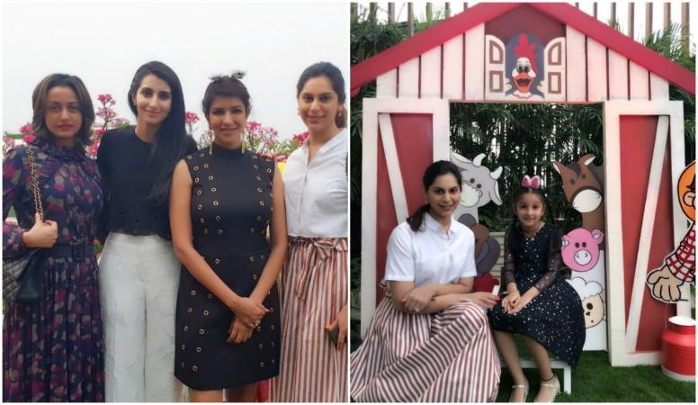 Upasana Kamineni poses with Namrata Shirodkar and Sitara Upasana Kamineni poses with Namrata Shirodkar and Sitara