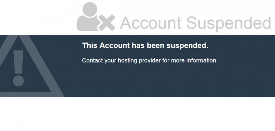Screenshot of suspended Ovleno website Screenshot of suspended Ovleno website