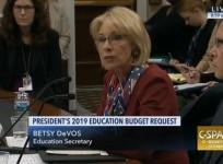 Betsy DeVos answers questions about protections for transgender students