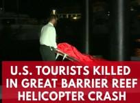 Two U.S. tourists killed in Great Barrier Reef helicopter crash