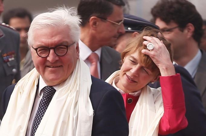 The German president and his wife visit India. steinmeier
