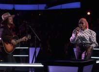 Team Adam's Miya Bass and Drew Cole perform on The Voice season 14.