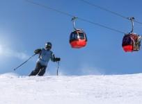 skiing