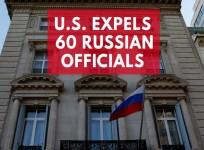 US expels 60 Russian officials over poisoning of former spy Sergei Skripal