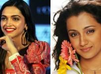 Deepika Padukone, Trisha are top contenders to romance Rajinikanth