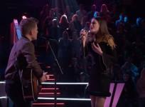Britton Buchanan and Jaclyn Lovey of Team Alicia perform Ed Sheeran's Thinking Out Loud on The Voice season 14 battle round