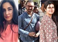 Katrina Kaif, Aamir Khan, Fatima Sana Shaikh