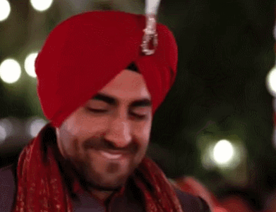 A movie still starring Ayushmann Ayushmann Khurrana