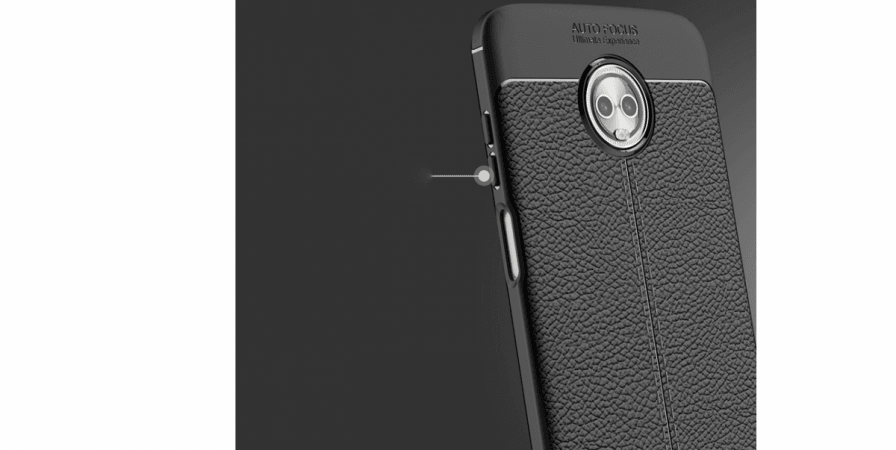 Moto Z3 Play features the fingerprint sensor on the right side edge below the volume rocker TVC Mall, Moto Z3 Play, leather case, design