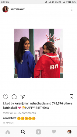 Katrina Kaif wishes Alia Bhatt on her birthday Alia Bhatt
