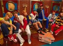 Members of K-pop boy band BTS or Bangtan Sonyeondan