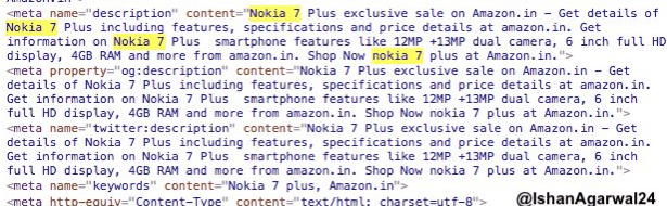 HMD Global Oy is said to sell Nokia 7 Plus exclusively on Amazon India Nokia 7 Plus, Amazon India, exclusive, source code