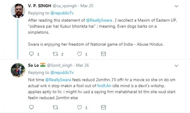 Swara Bhasker gets trolled for fake news Swara Bhasker