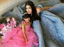 Aishwarya and Aaradhya at Cannes