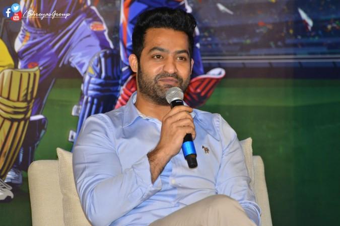 Jr NTR at IPL press conference Jr NTR at IPL press conference
